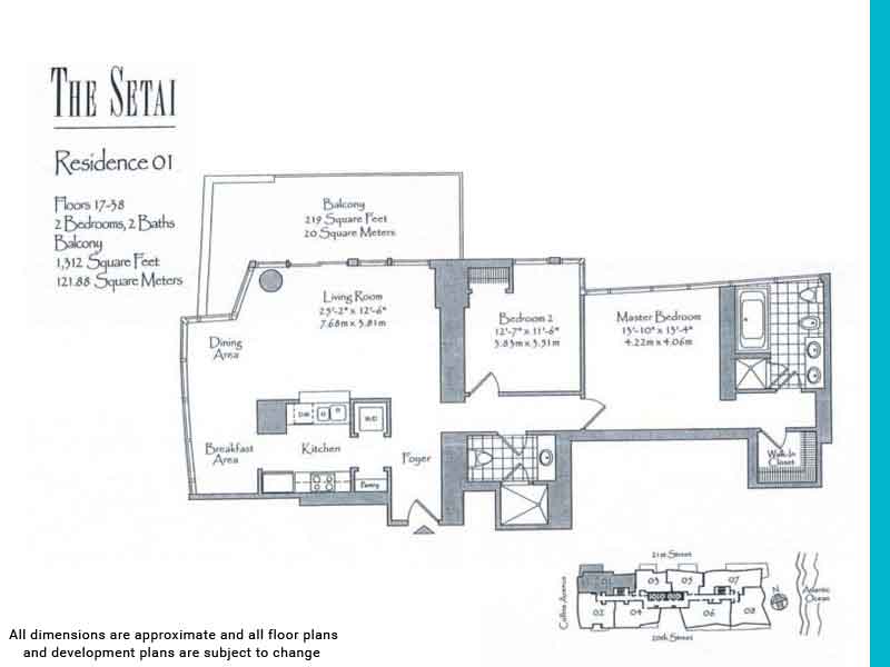 the setai floor plans | Unit 1 