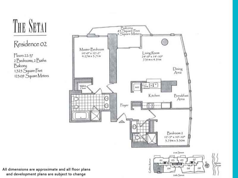 the setai floor plans | Unit 2 