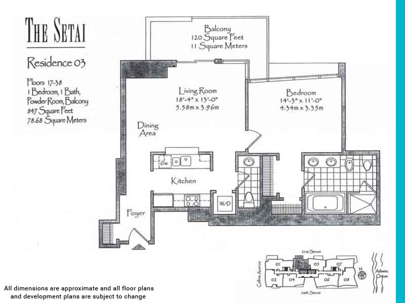 the setai floor plans | Unit 3 