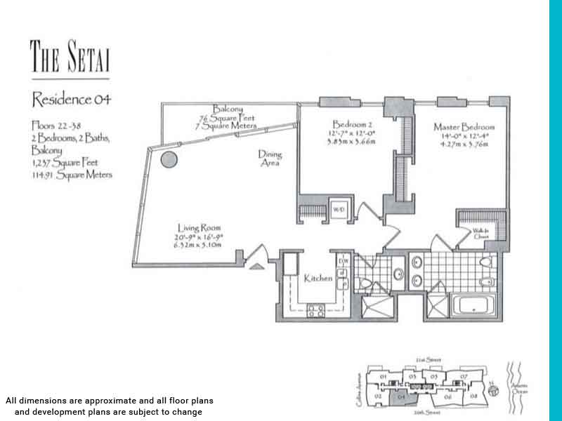 the setai floor plans | Unit 4 