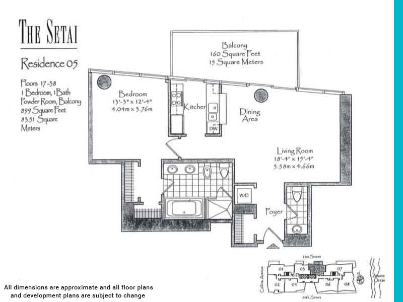 the setai floor plans | Unit 5 